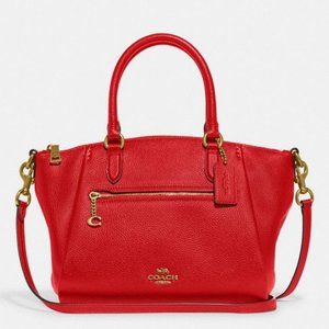 NWT COACH Elise Satchel B4/Red Apple